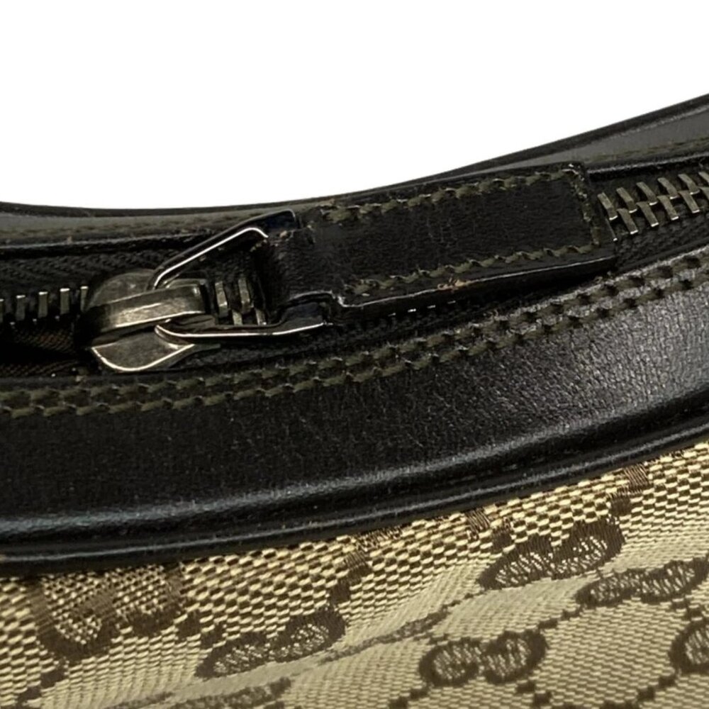 GUCCI GG Pattern, Shelly (Web) 13315 Beige Brown Multi Jacquard Leather - - Picture 11 of 15